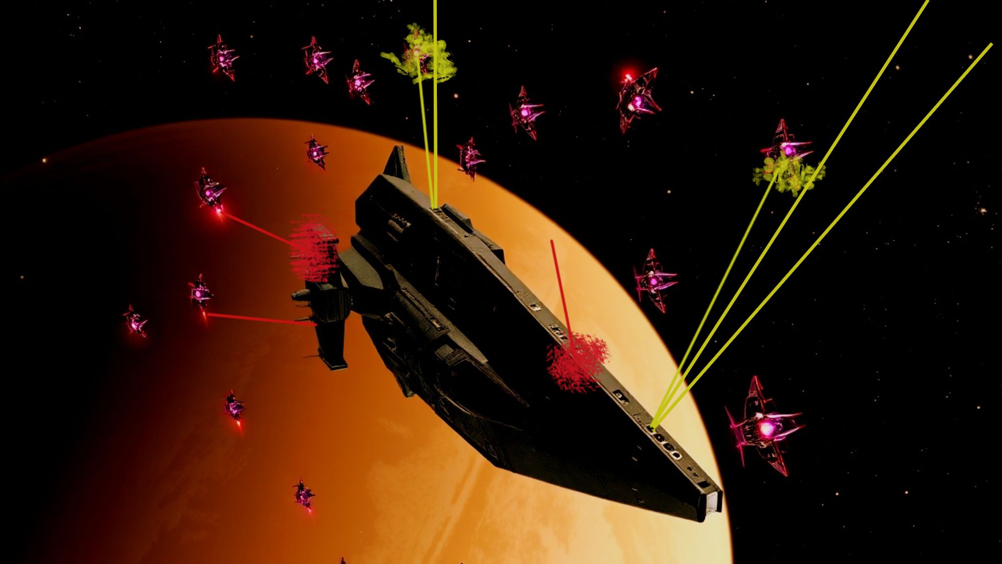 Space Battle - AI basis with adaptions.