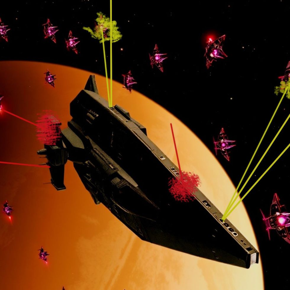 Space Battle - AI basis with adaptions.